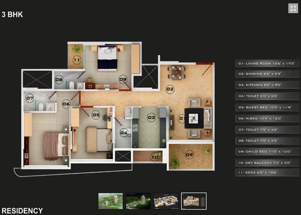 Floor layout