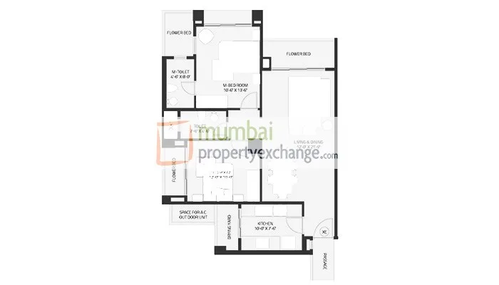 A wing 2bhk type B