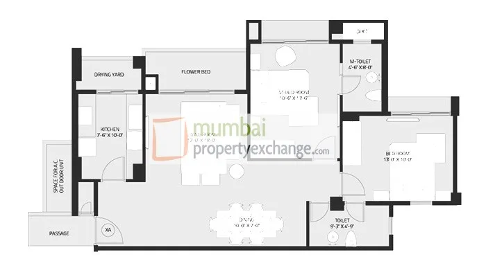 A wing 2bhk typw A