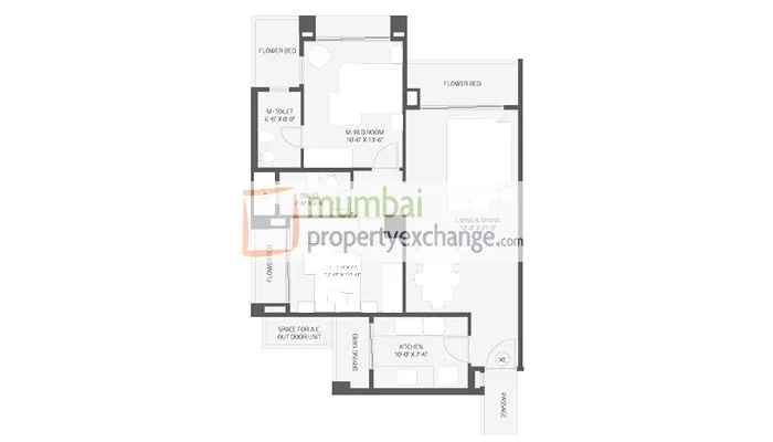 B wing 2bhk type B