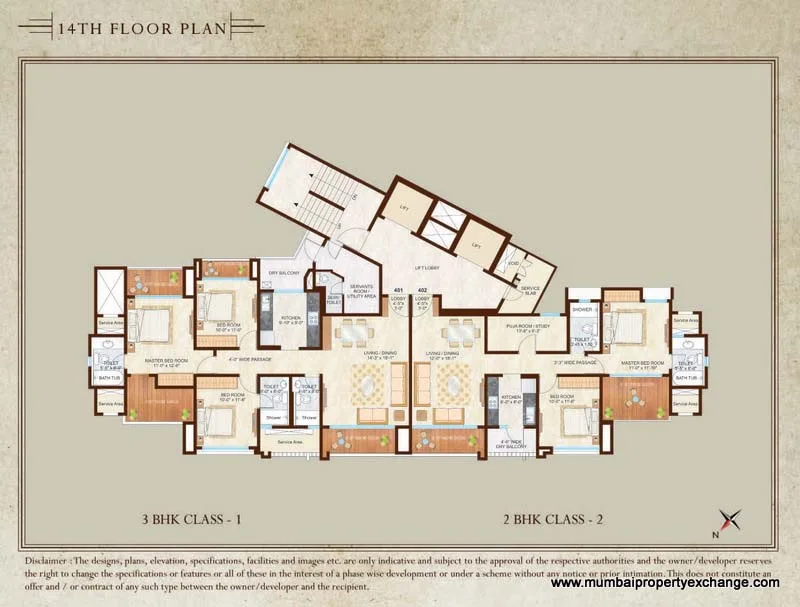 14th Floor Plan