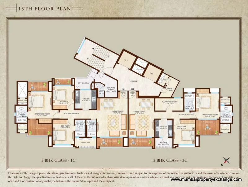 15th Floor Plan