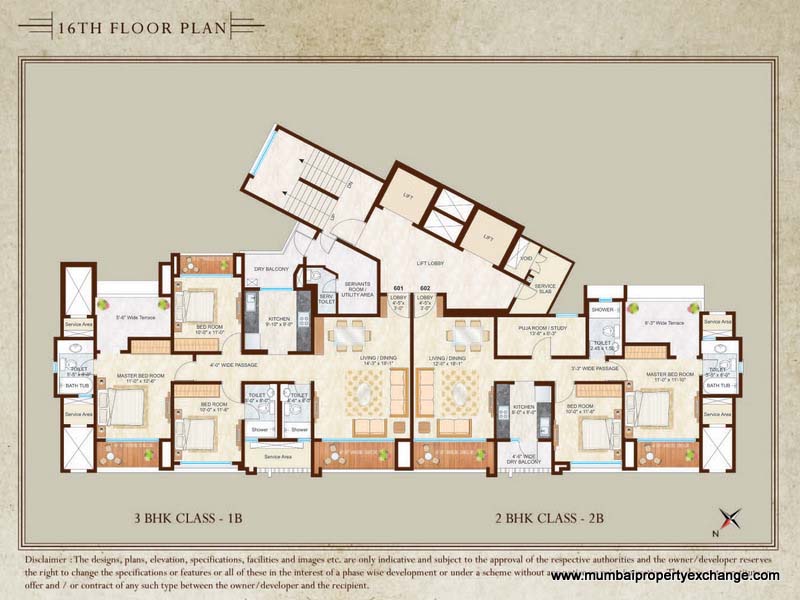 16th Floor Plan