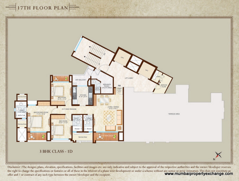17th Floor Plan