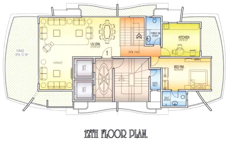 12th Floor Plan