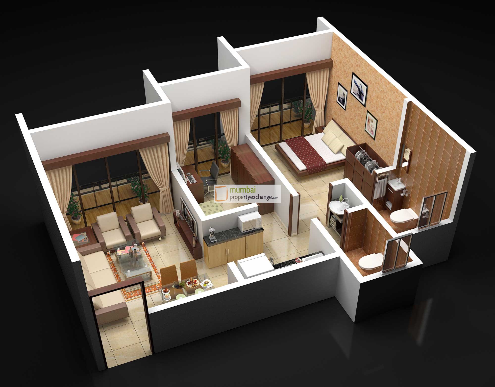 1.5BHK Plan