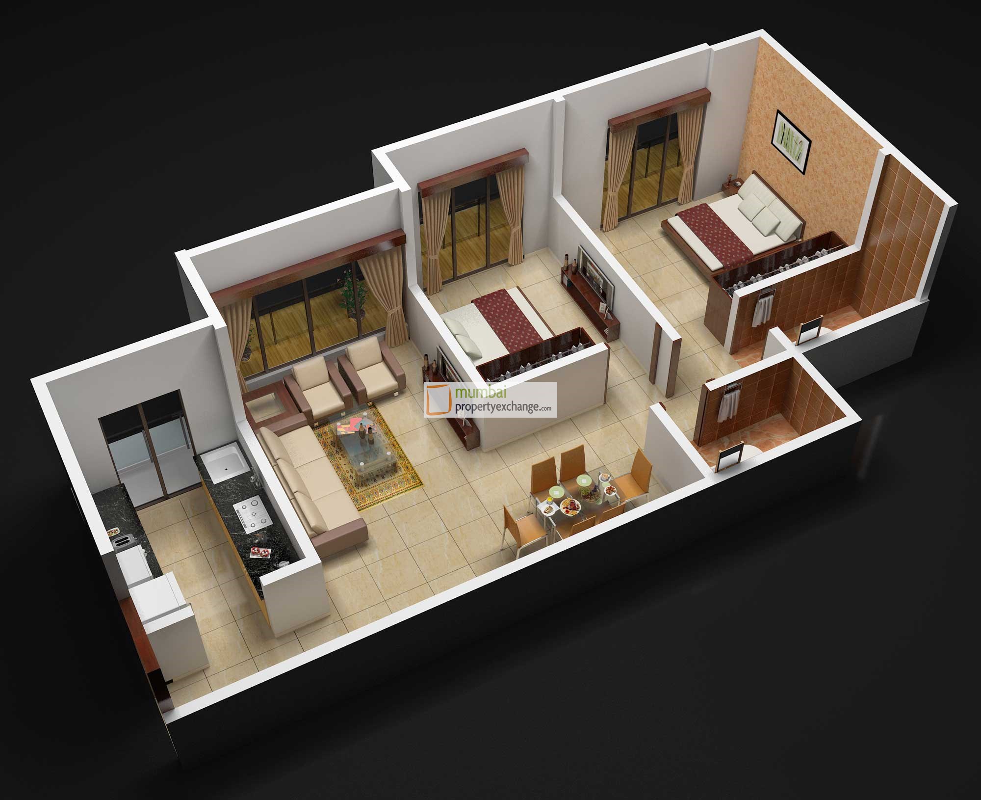 2BHK Plan