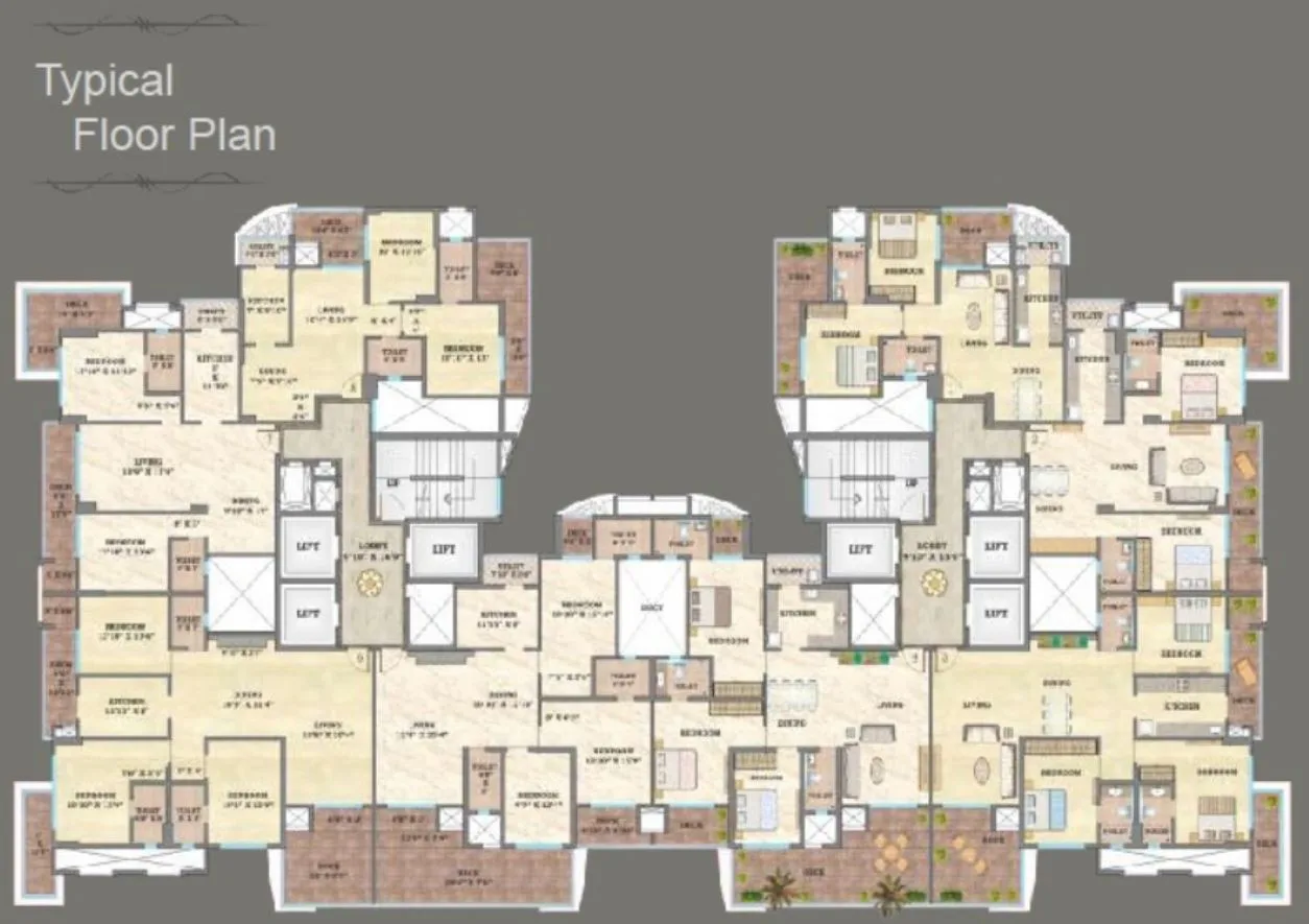 Sunstone Typical Floor Plan