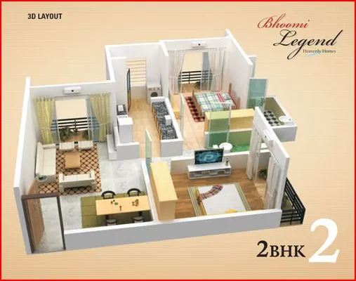 3BHK Flats for Sale in Bhoomi Legend, Kandivali East