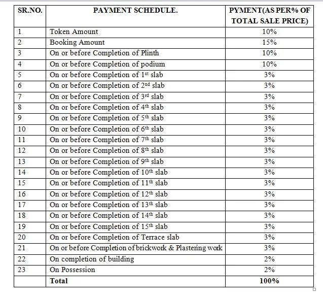 Payment Schedule