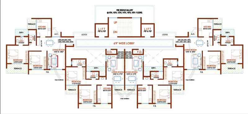 Even Floor Plan