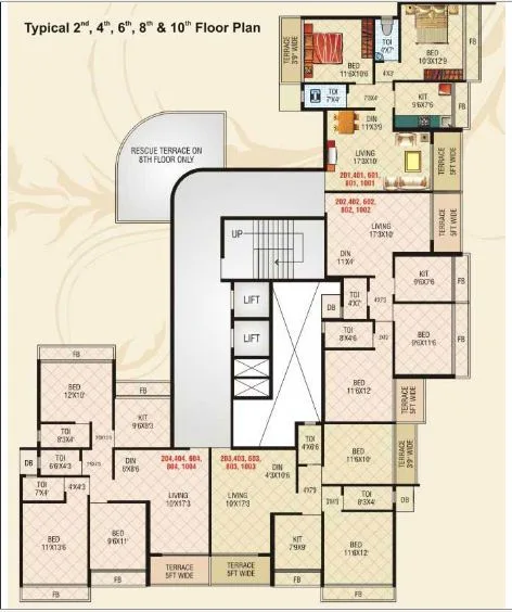 Even Floor Plan