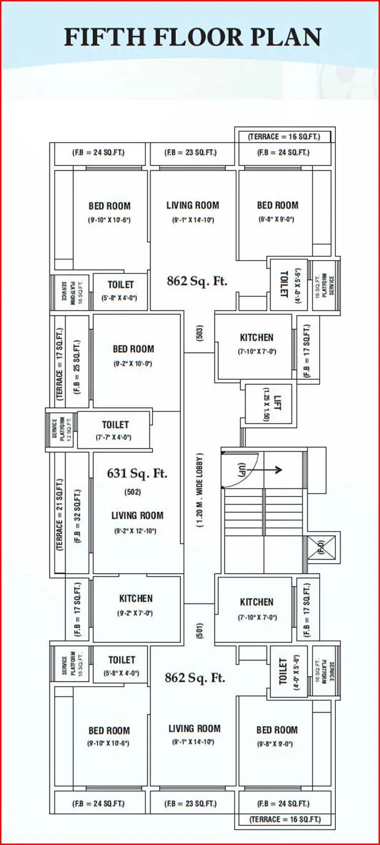 15th Floor Plan