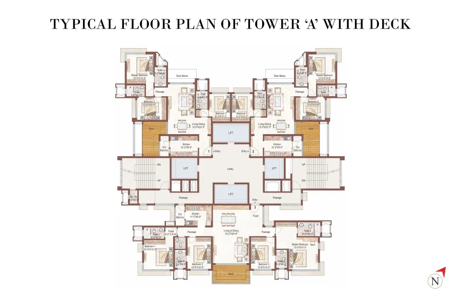 Ashford Royale Typical Floor Plan Wing A