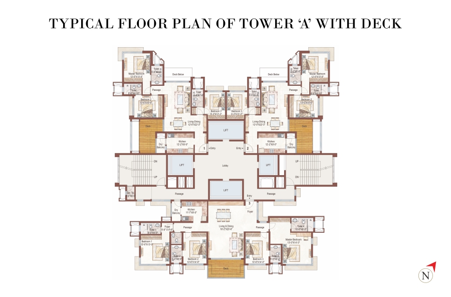 Ashford Royale Typical Floor Plan Wing A