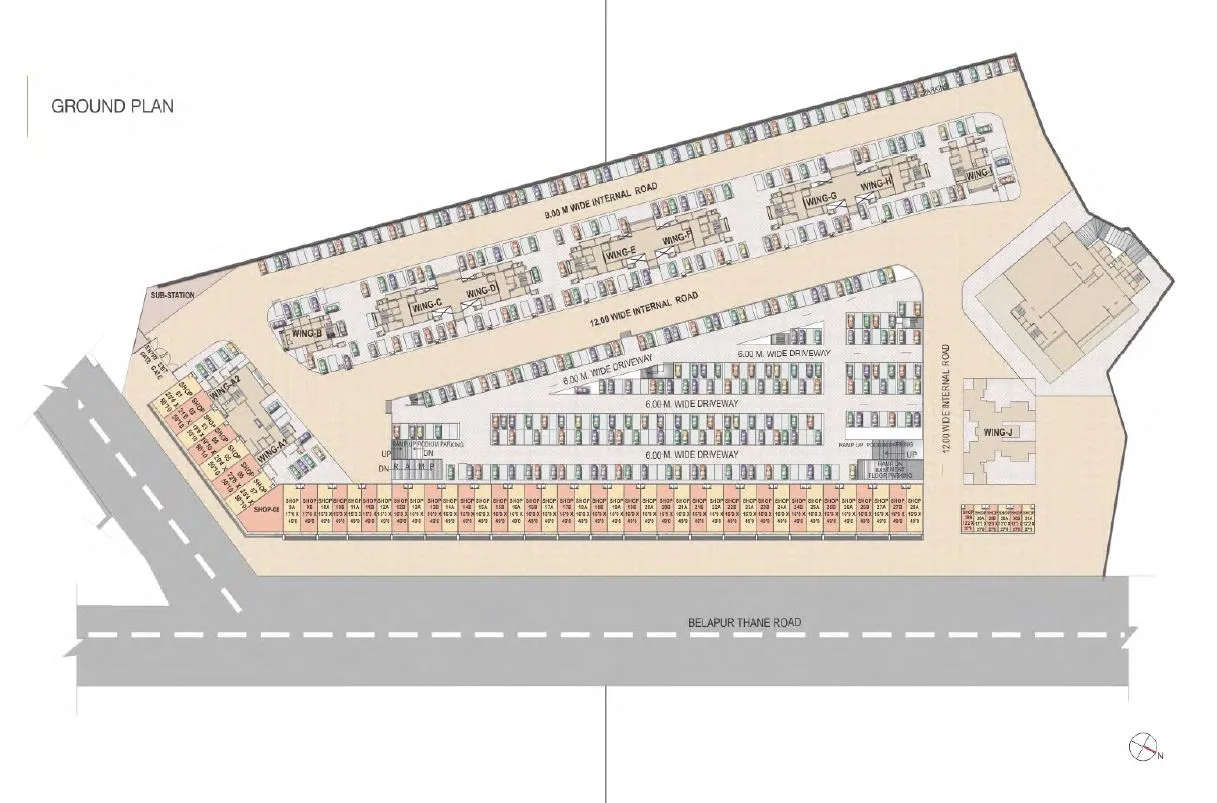 Green World Ground Level Plan
