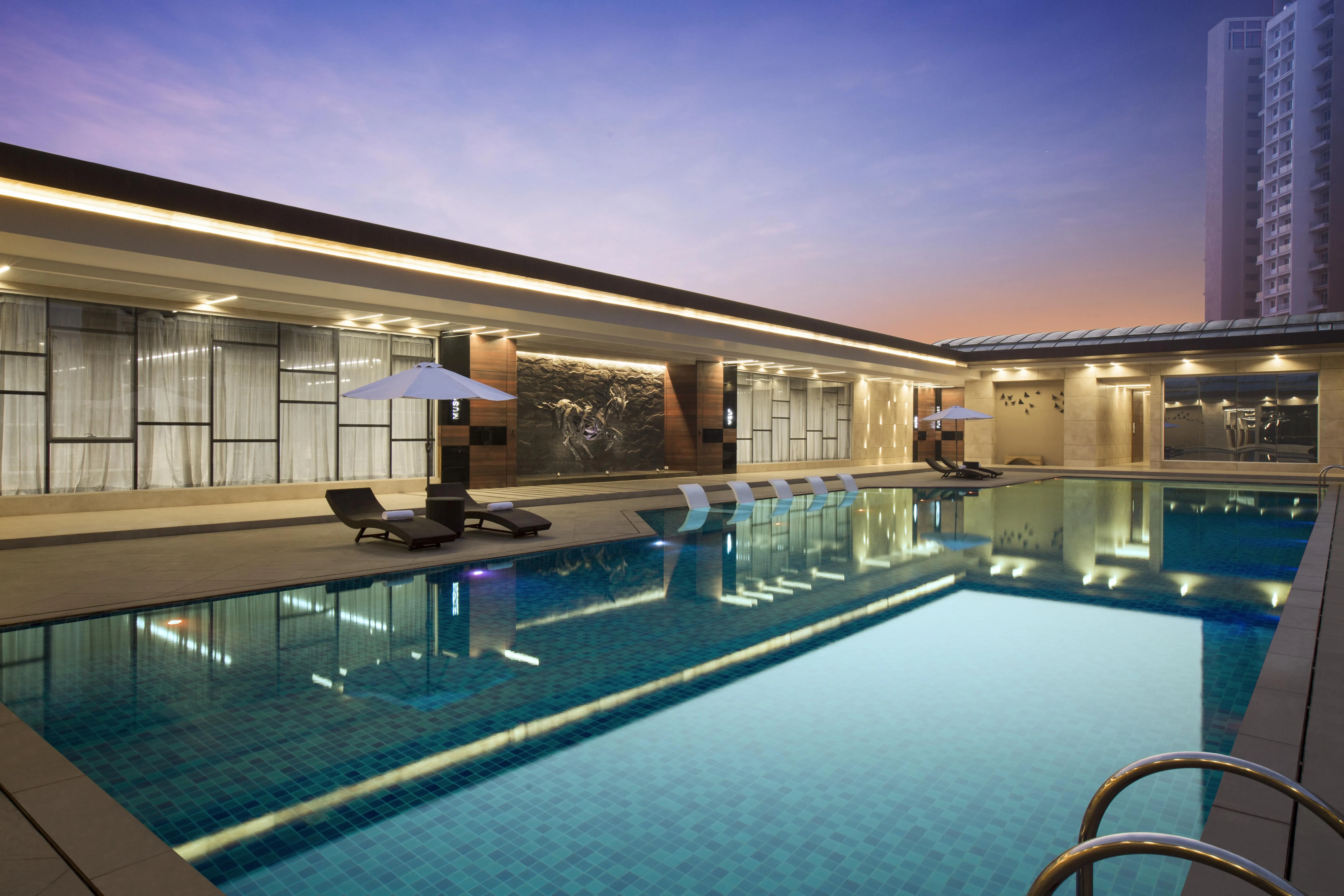 Green World Swimming Pool Image