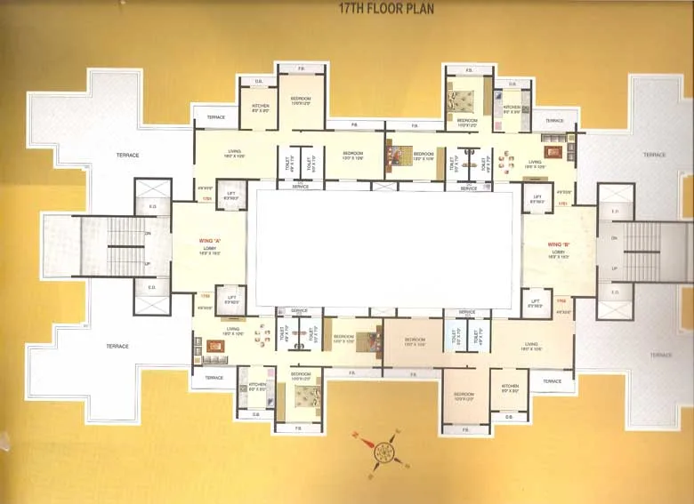 17th Floor Plan