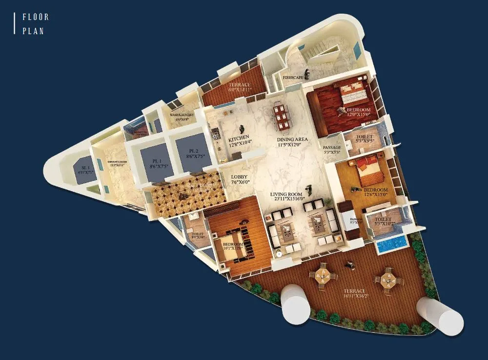 Rohan Altimo Floor Plan