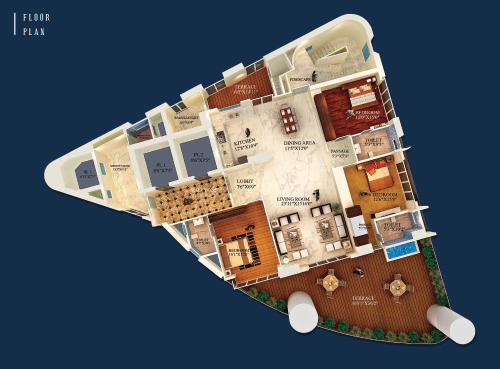 Rohan Altimo Floor Plan
