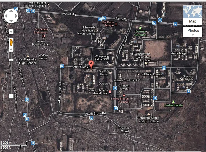 Google Map Location