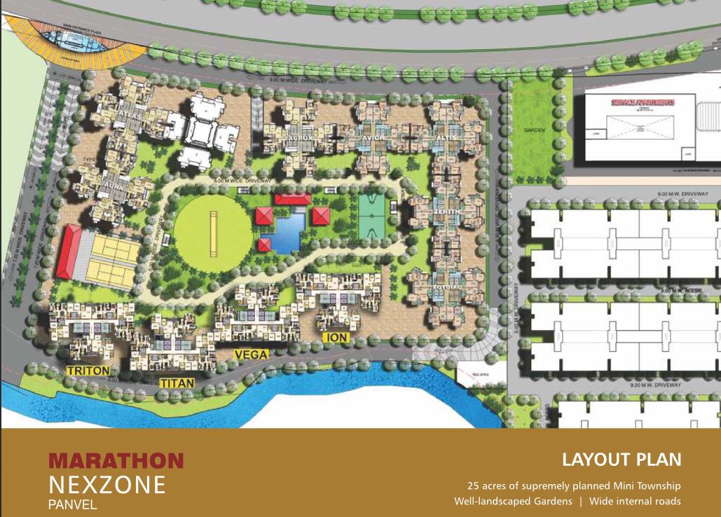 Marathon Nexzone Layout Plan