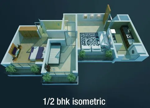 1.5BHK Flats on Rent in Man Opus, Mira Road