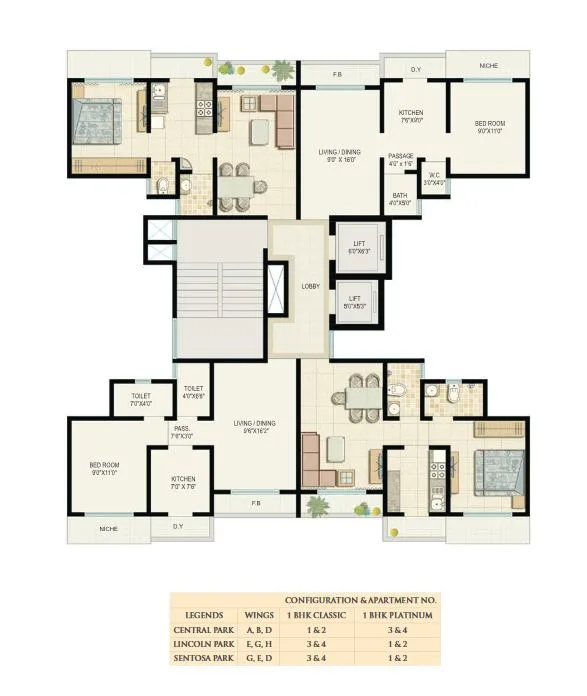 Ekta Parks Ville Floor Plan-1