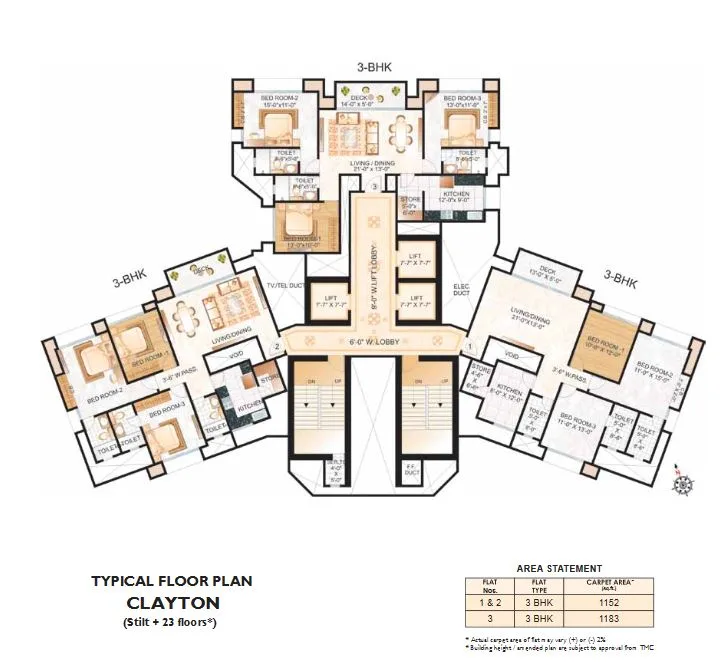 Rodas Enclave Clayton Typical Floorplan