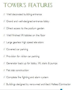 Towers Features