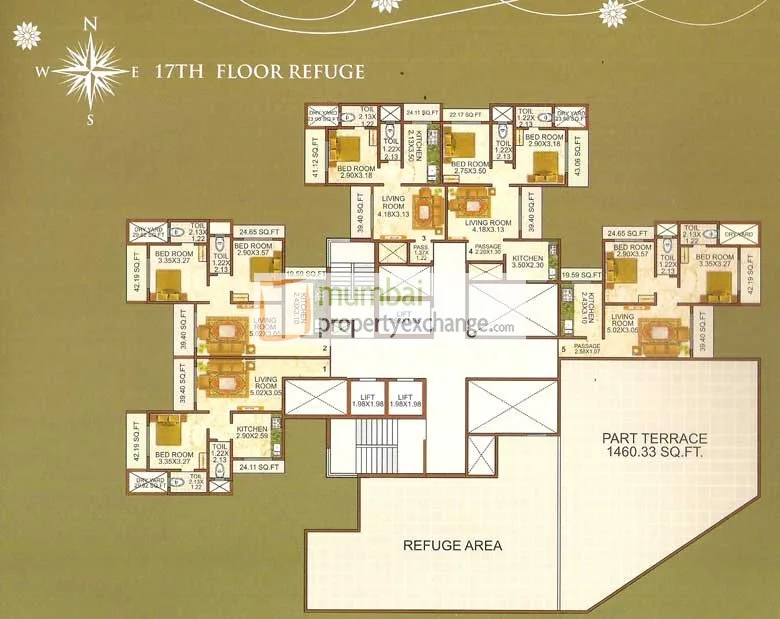 17th Floor plan
