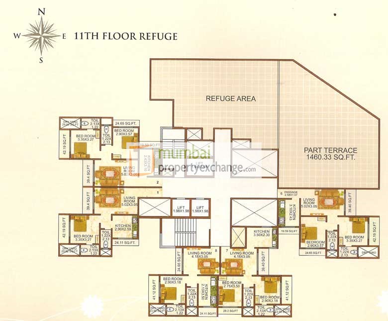 11th Floor plan