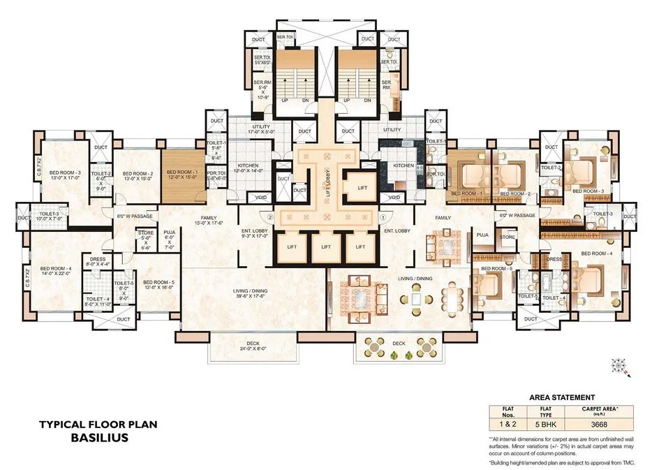 Rodas Enclave Basilius Typical Floor Plan