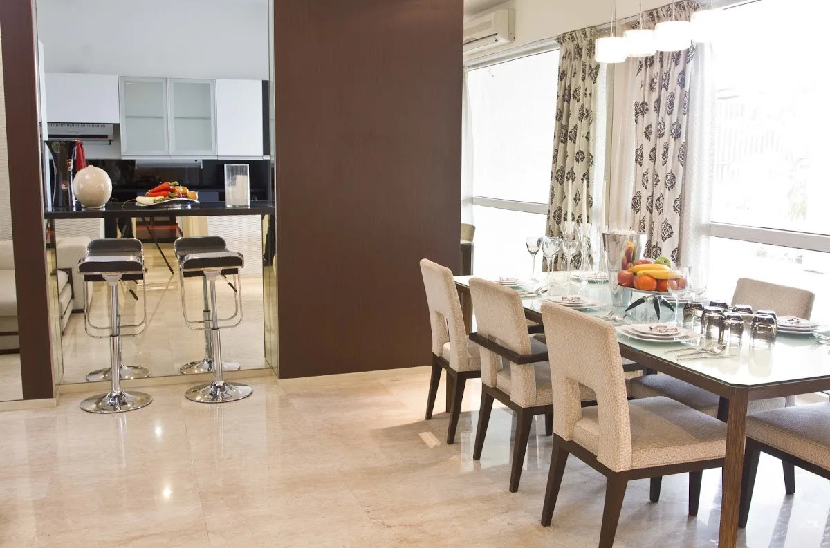 Ajmera Aeon show flat Dining