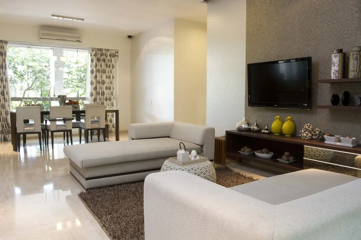 Ajmera Aeon show flat Living-Dining