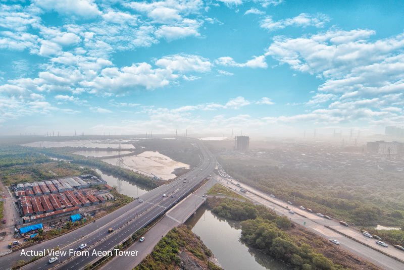 View from Ajmera Aeon