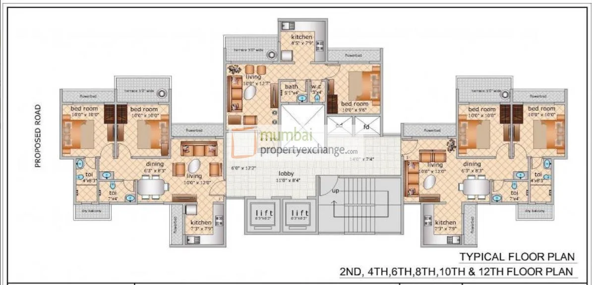 Even Floor Plan