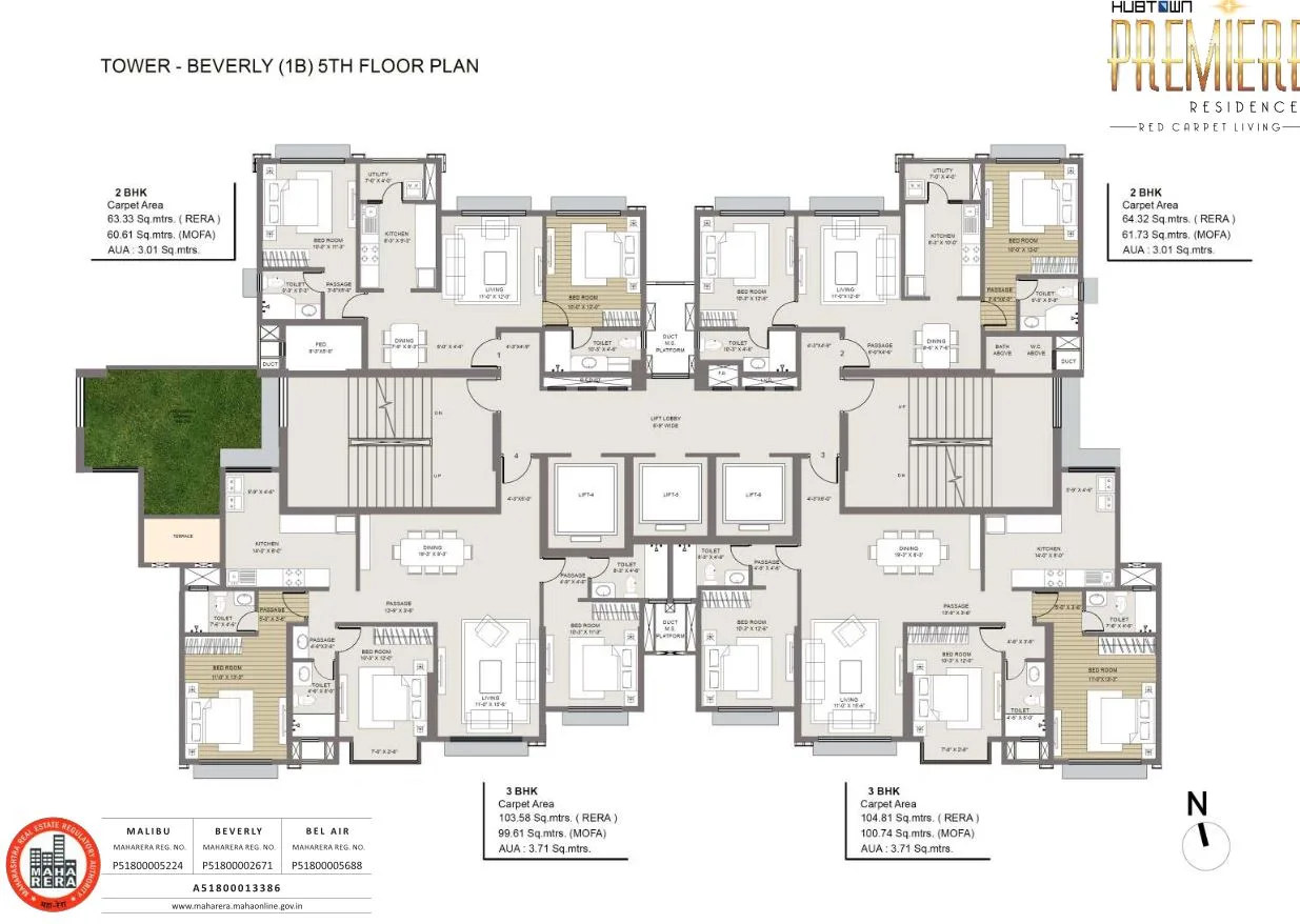 Premiere Beverly Typical Plan