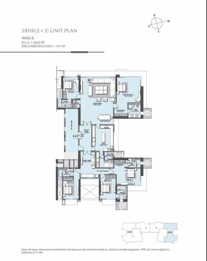 Raheja Imperia 5BHK Wing B