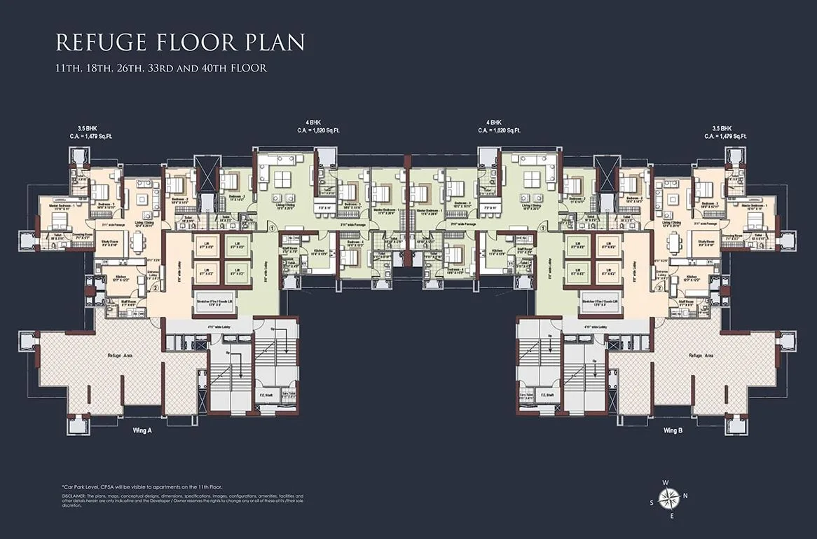 Raheja Imperia Refuge Floor Plan