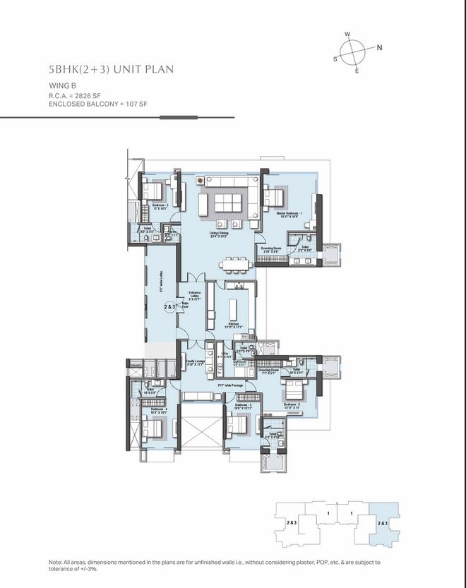 Raheja Imperia 5BHK Wing B