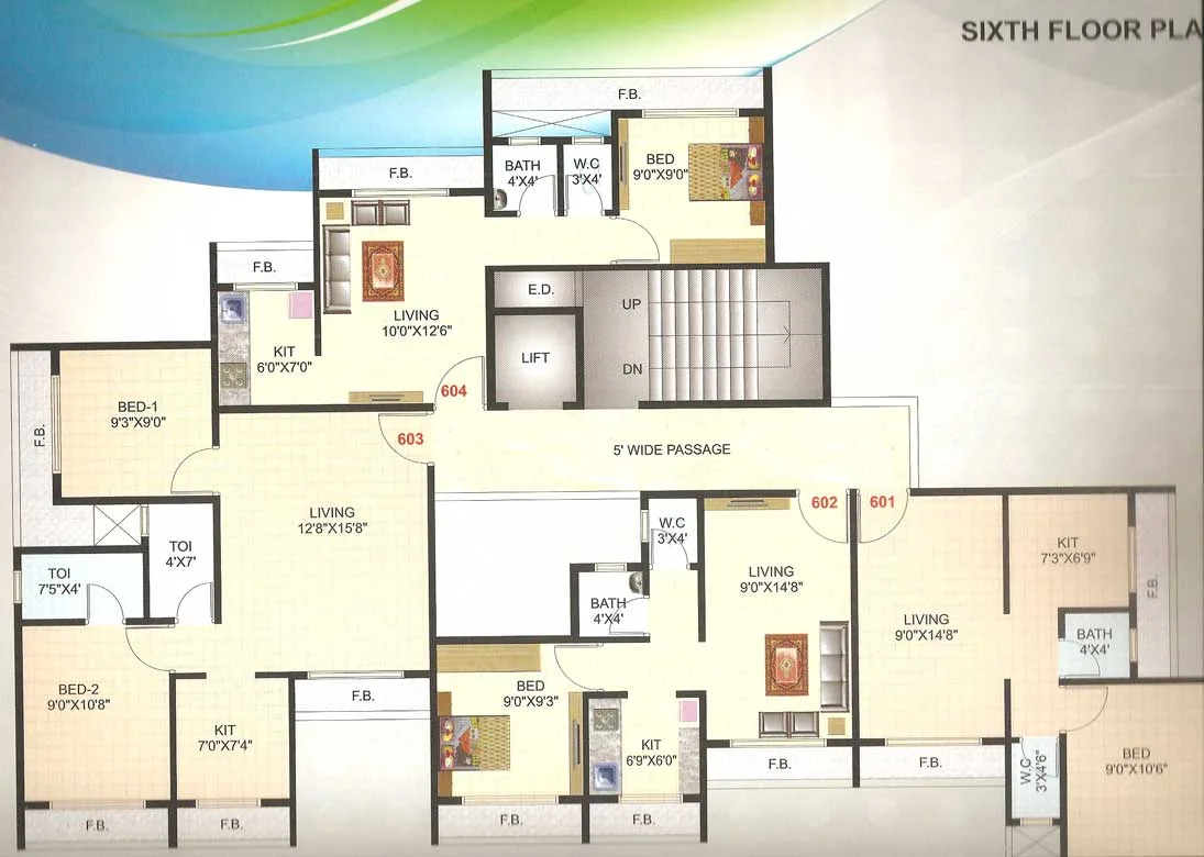 6th Floor Plan