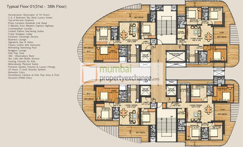 2BHK Flats for Sale in Ibis, Kandivali West