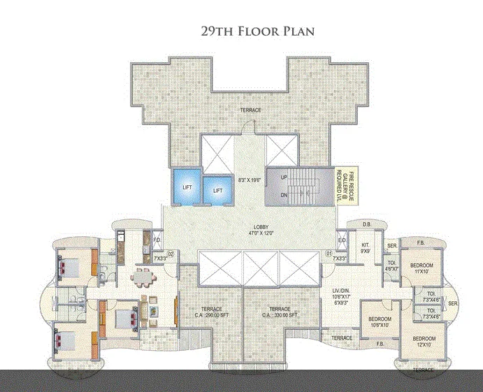 Sai Spring 29th Floor Plan