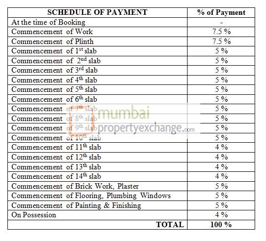 Payment Schedule