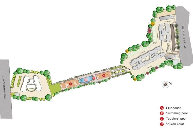 1RK Flats on Rent in Siddhachal, Thane West