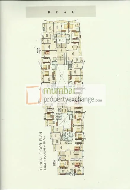 Uniqye Shanti Skyline, Mira Road โ floor plan 1