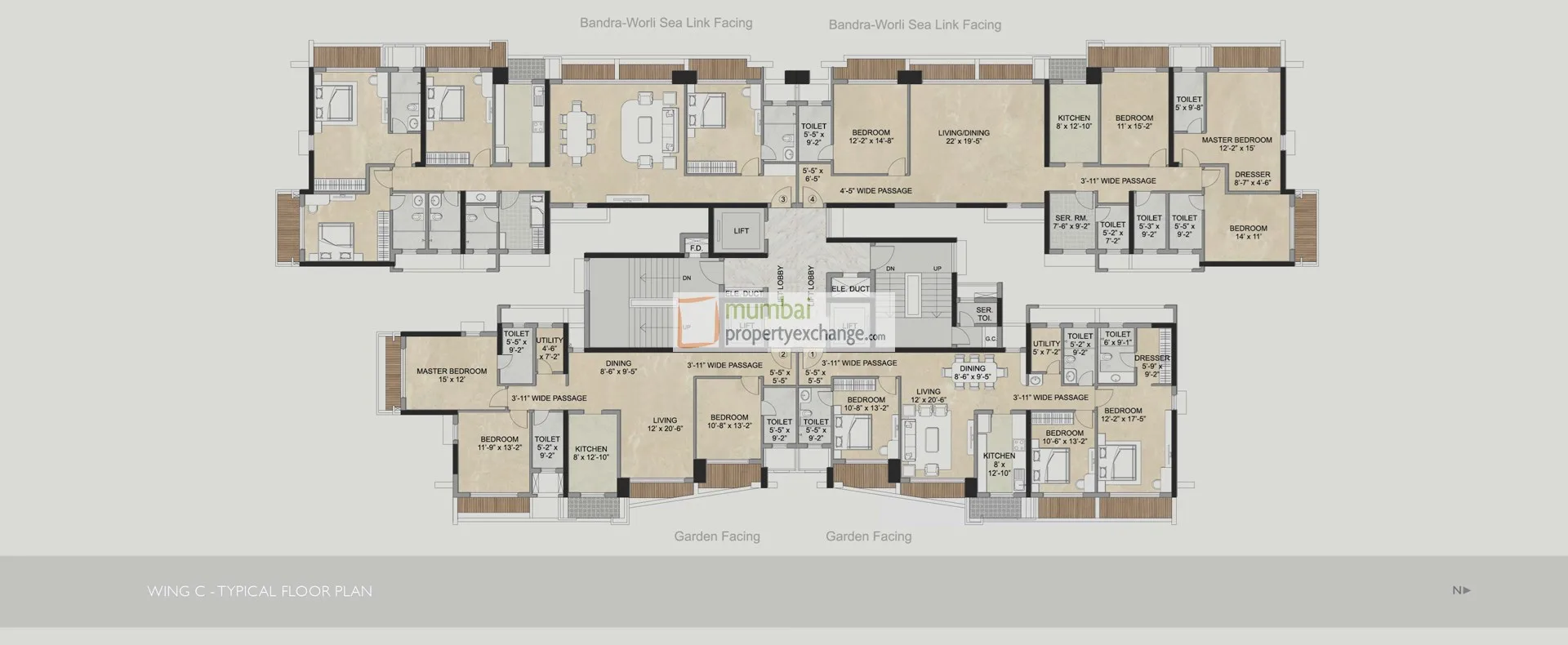 Floor Plan C wing