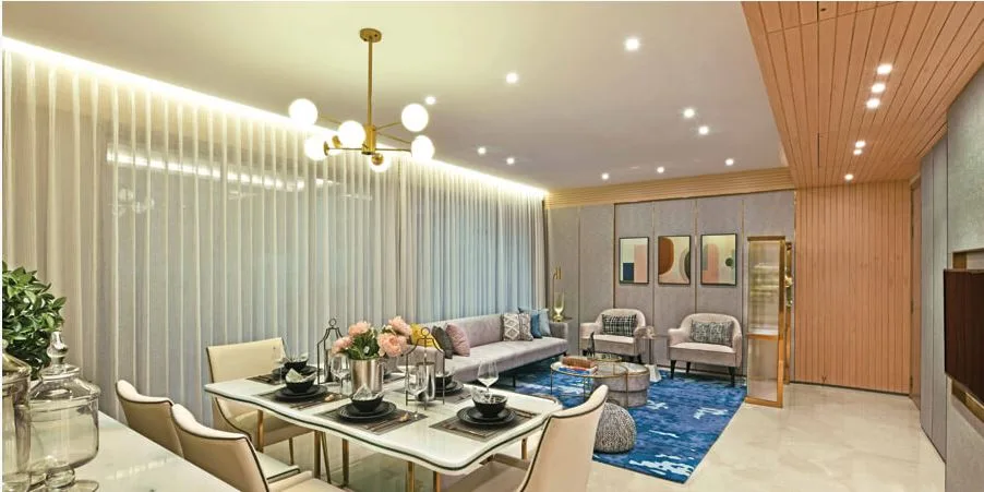 Rustomjee Seasons Sample Flat Living Room