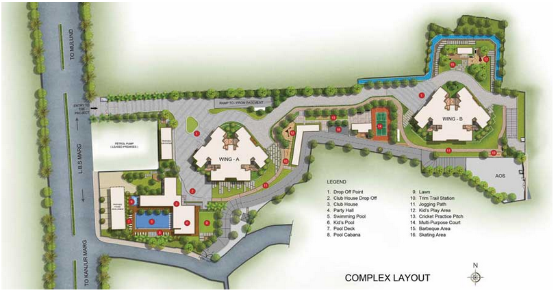 Kalpataru Crest LayoutPlan